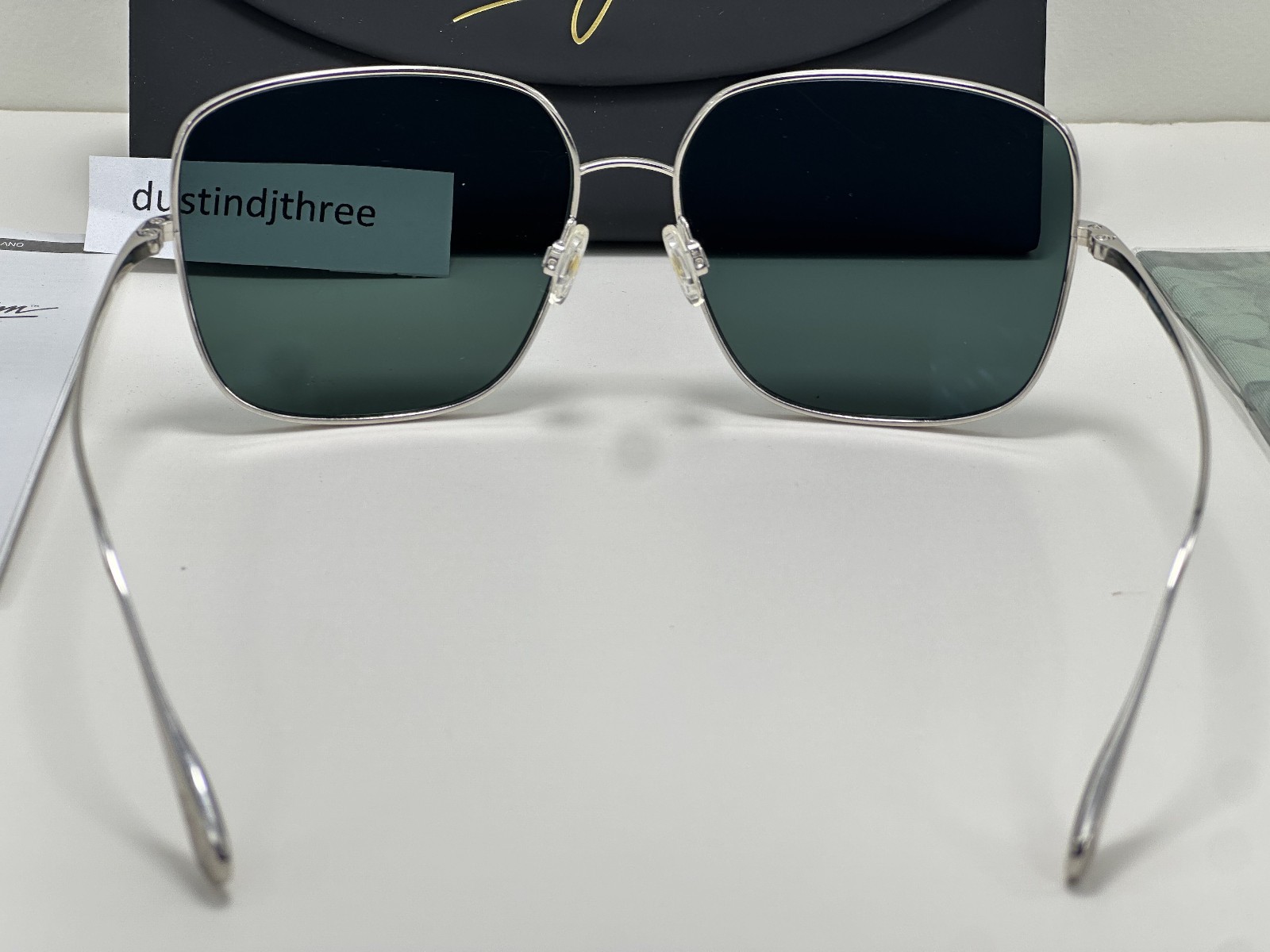 NEW Maui Jim TRITON chrome Titanium POLARIZED Grey Lens Sunglass 546-17