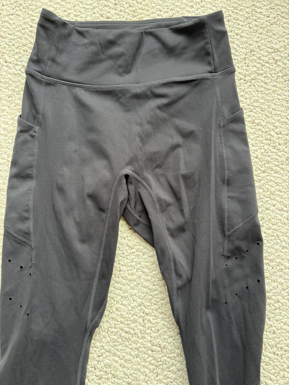 Fabletics Motion 365 Black Womens leggings Size XS, Athletic, Yoga, pockets