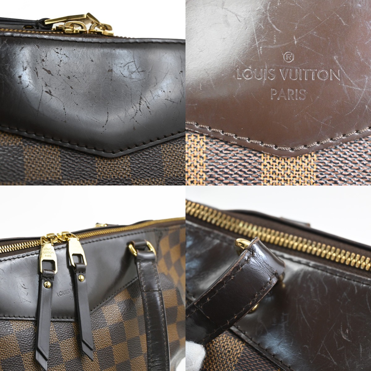 LOUIS VUITTON Westminster GM Shoulder Tote Bag Damier Leather BN N41103 89CA966