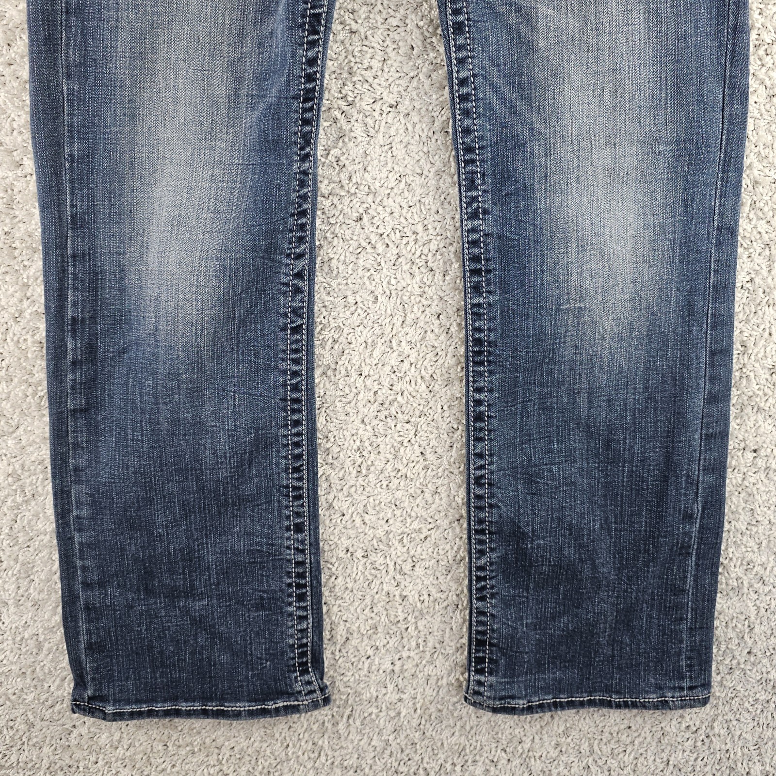 Buckle Salvage Jeans Mayhem Regular Bootcut Fit Dark Wash Denim Mens 29S 31×29