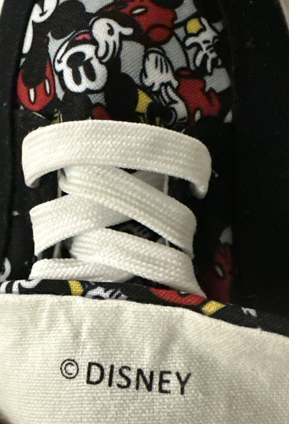 Mickey Mouse Lace Up Canvas Size 11.5 M 13W Shoes DISNEY Ground Up vans converse