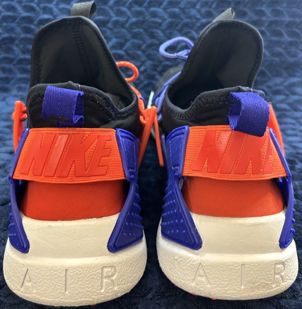 Nike Air Huarache Drift Men’s Low Top Sneakers Black Orange Purple Colorblock