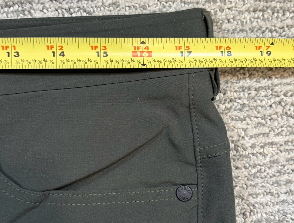 Public Rec Dealmaker 5 Pocket Performance Stretch Golf Pants Mens 33×30* Green