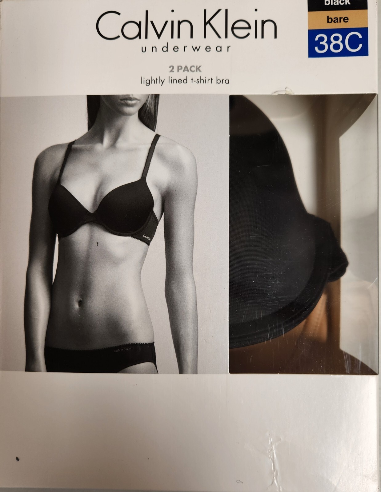 NEW Calvin Klein 2 Pack Lightly Lined Wired t-shirt Bra VARIETY