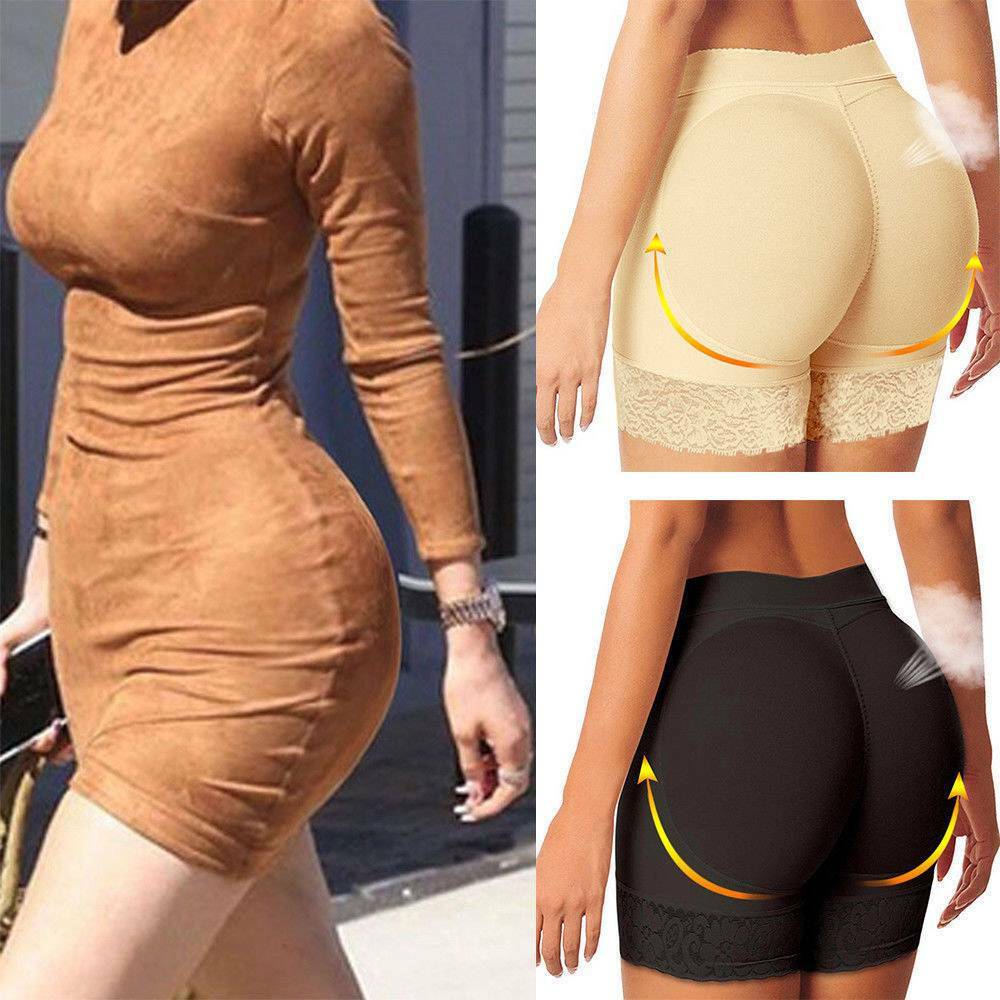 THICK PADDED BUTT&HIP ENHANCER SHAPER GIRDLE GIRLSHORT UNDERWEARS PANTIES S-3XL