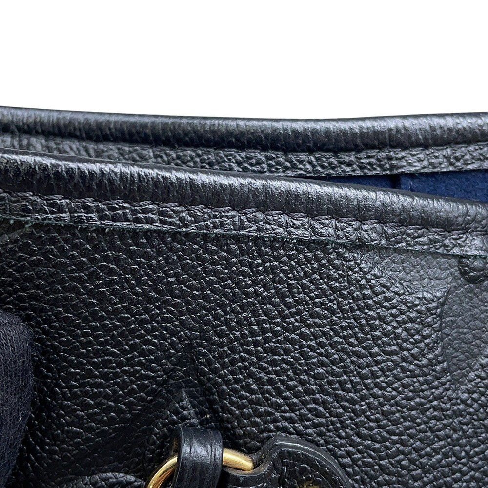 LOUIS VUITTON Neverfull Size MM Monogram Empreinte Leather Noir M45685