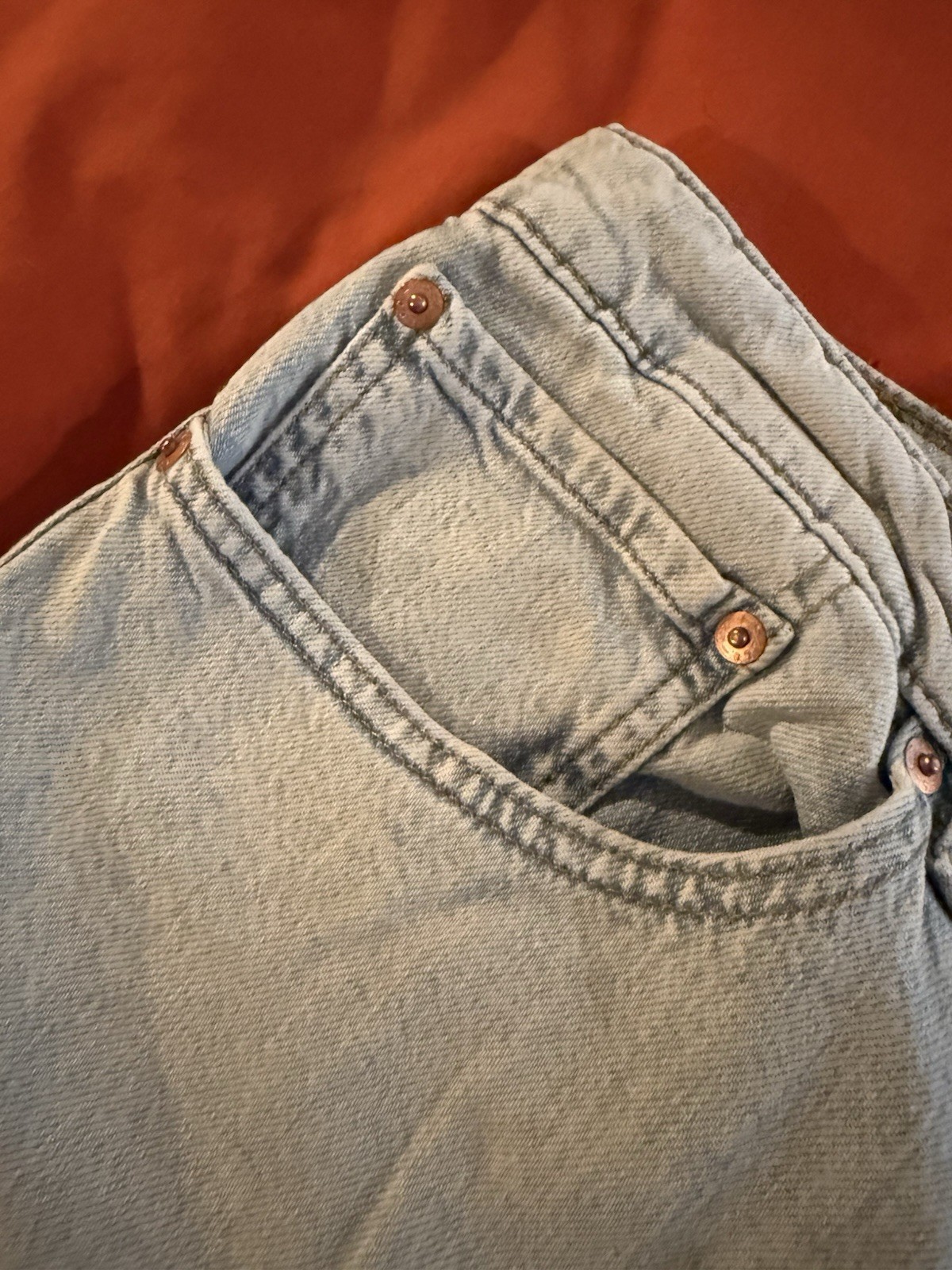 Levi’s 505 Regular Fit Jeans Men’s 38×30 Light Wash