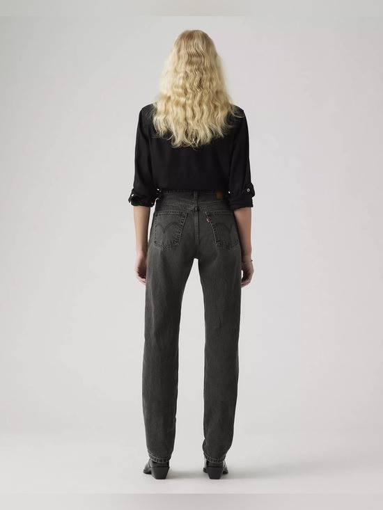Levi’s Premium 501 Original Fit Women 29 Take A Hint Black Button Fly 27” Inseam