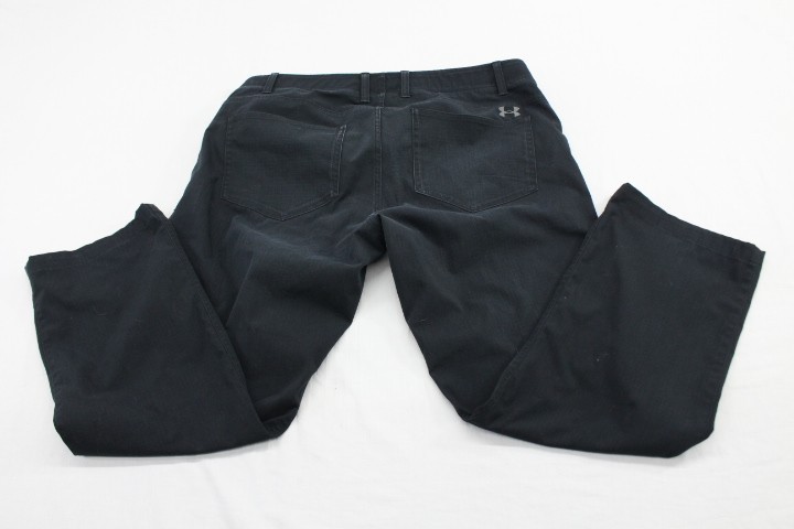 Under Armour UA Storm Covert Pant Mens sz 38×30 Black Tactical Ripstop 1262480