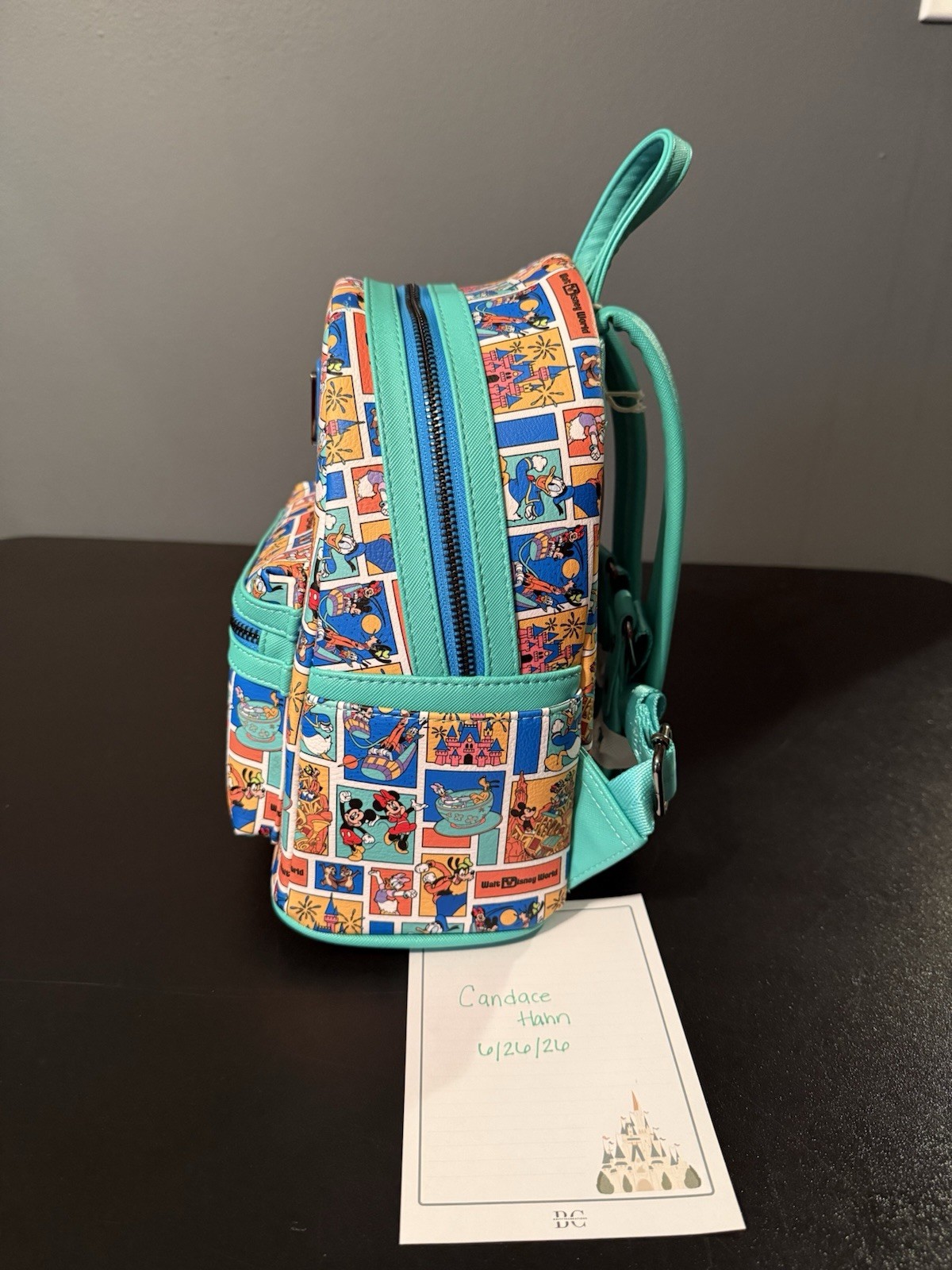 Disney Parks Loungefly Mickey & Friends Play In The Park Backpack NWT