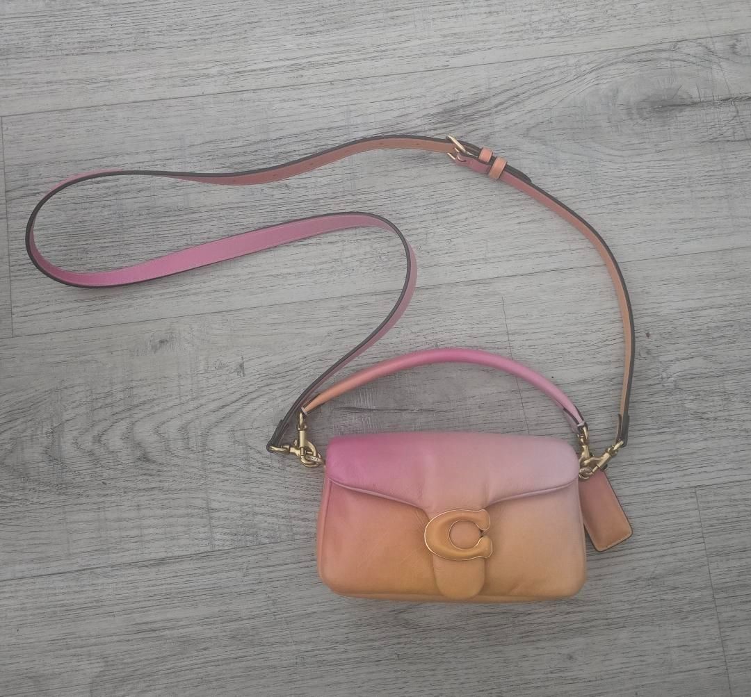 Used Coach Pillow Tabby 18 Ombre Napa Leather Bag CA084
