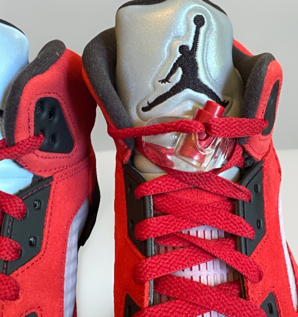 NEW IN BOX AIR JORDAN 5 RETRO RAGING BULL RED BASKETBALL SHOES DD0587-600 SZ 10