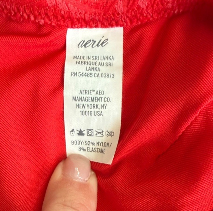 Aerie Vibrant Red Bikini S/M