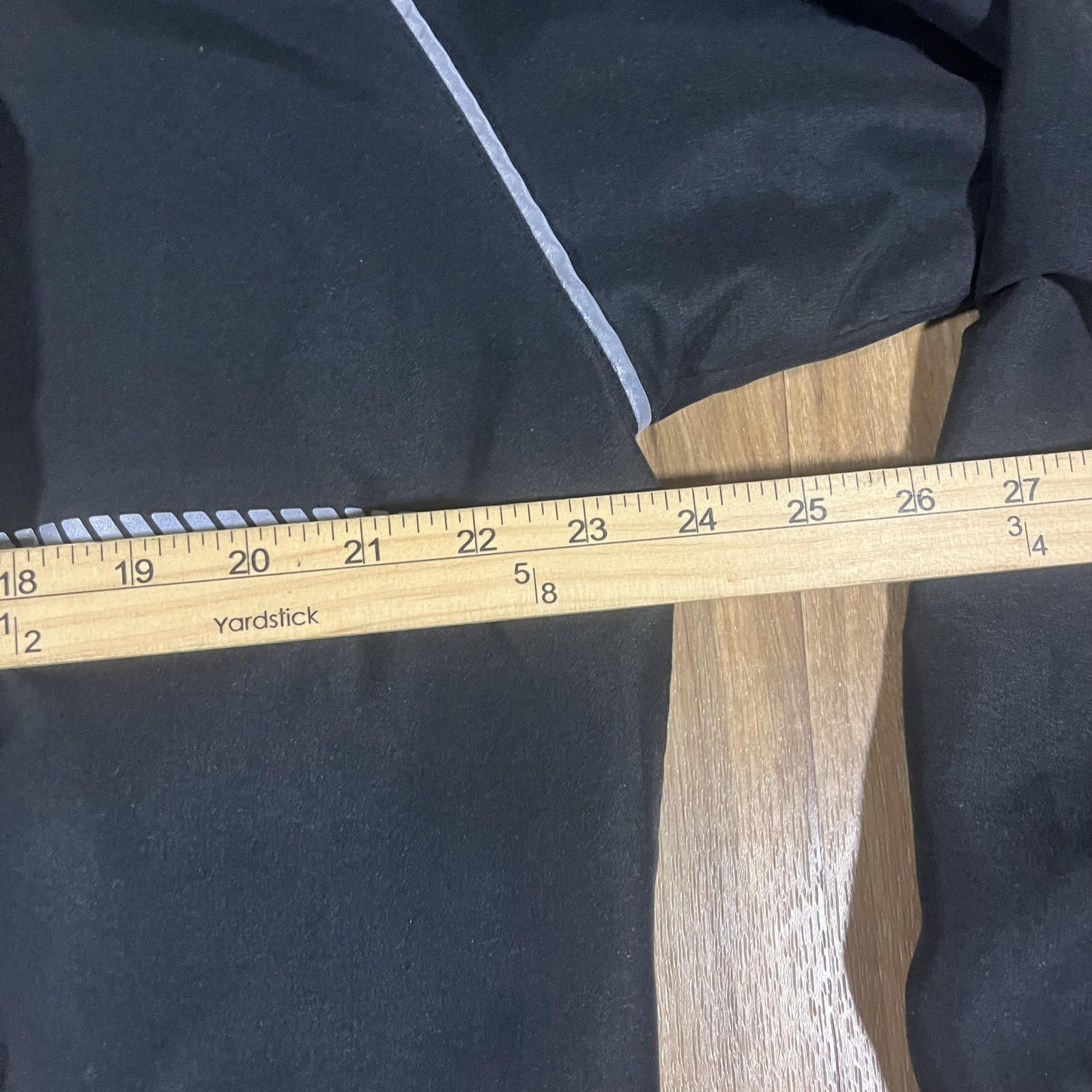 Vintage U-Haul Work Jacket Mens Medium Black Windbreaker Reflective Uniform