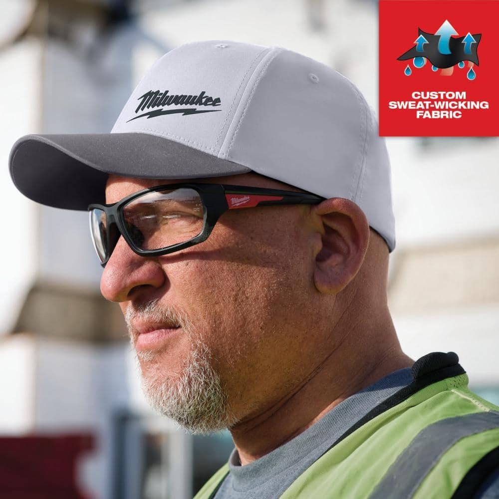 Milwaukee Small/Medium Gray WORKSKIN Fitted Hat