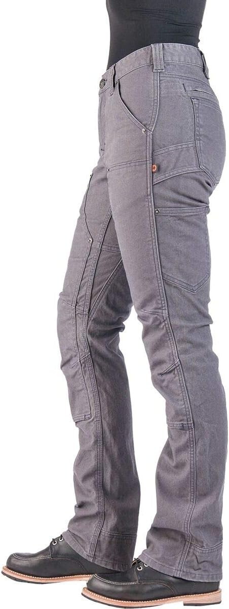 Dovetail Workwear Britt Utility ~ Dark Grey Stretch Canvas 10×30