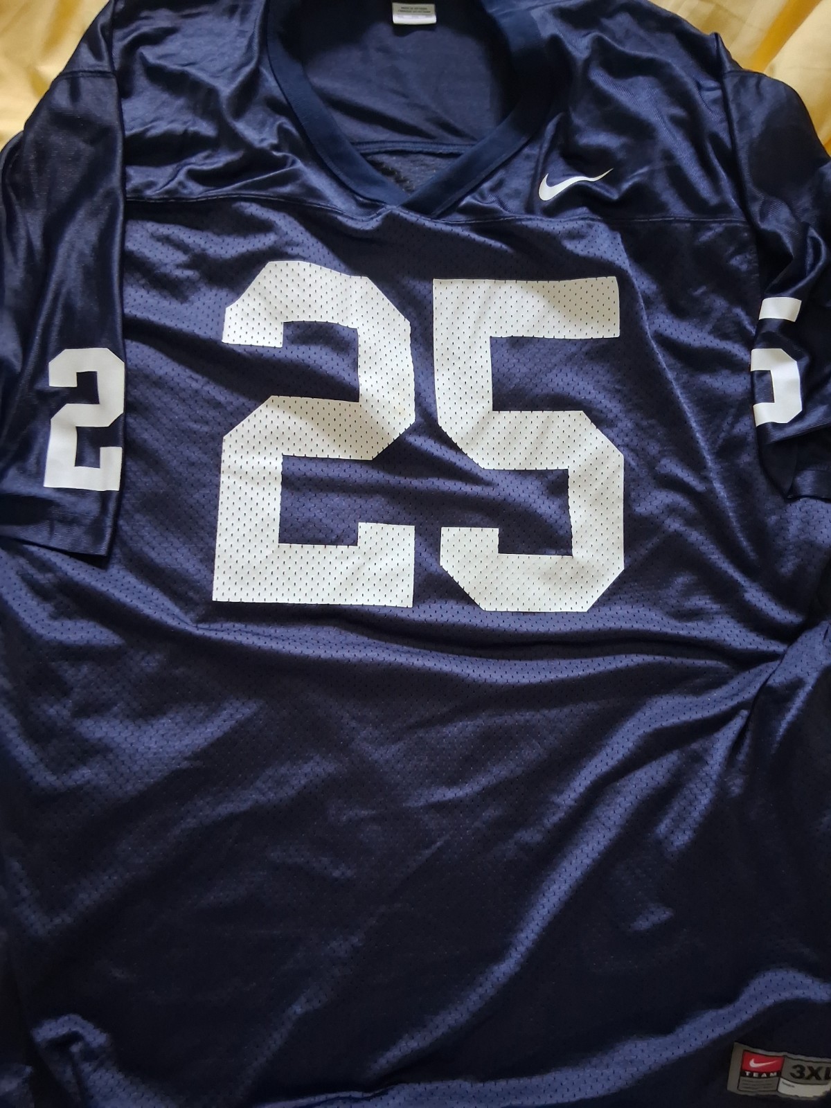 Nike PSU Men’s Football Mesh Jersey #25 Warner SEAHAWKS 3XL V-Neck Short Sleeve