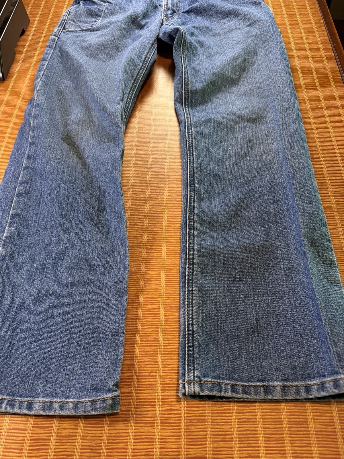 Ariat Rebar M4 Relaxed Boot Cut Jeans Men’s 28/30 Blue Durastretch Edge[H-144]