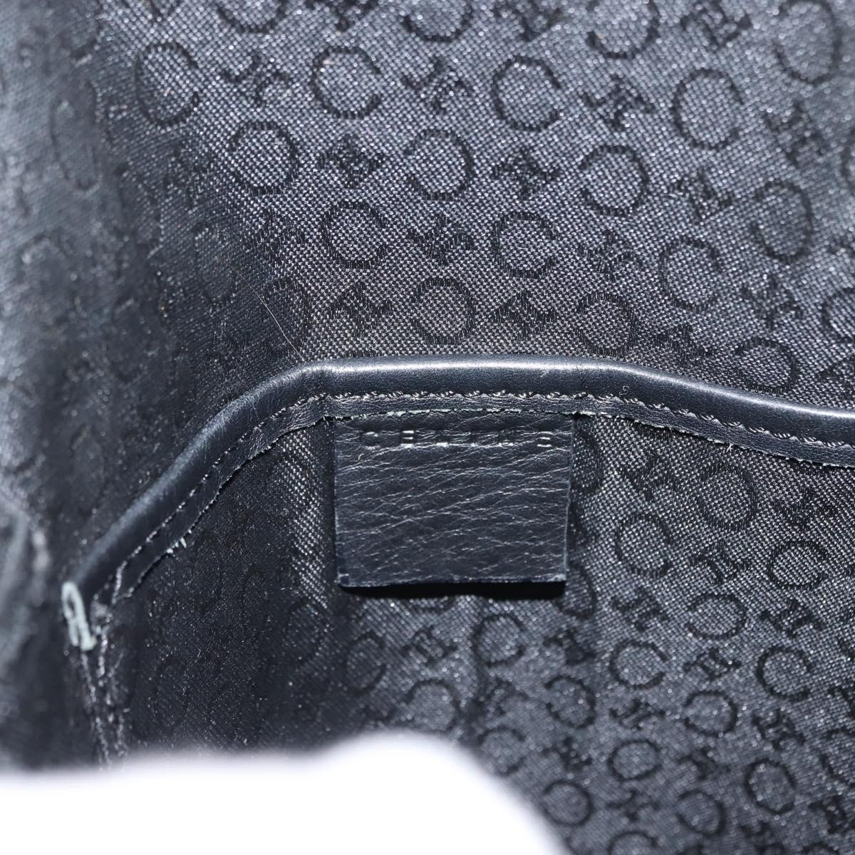 CELINE Macadam Canvas Backpack Silver Auth 146658
