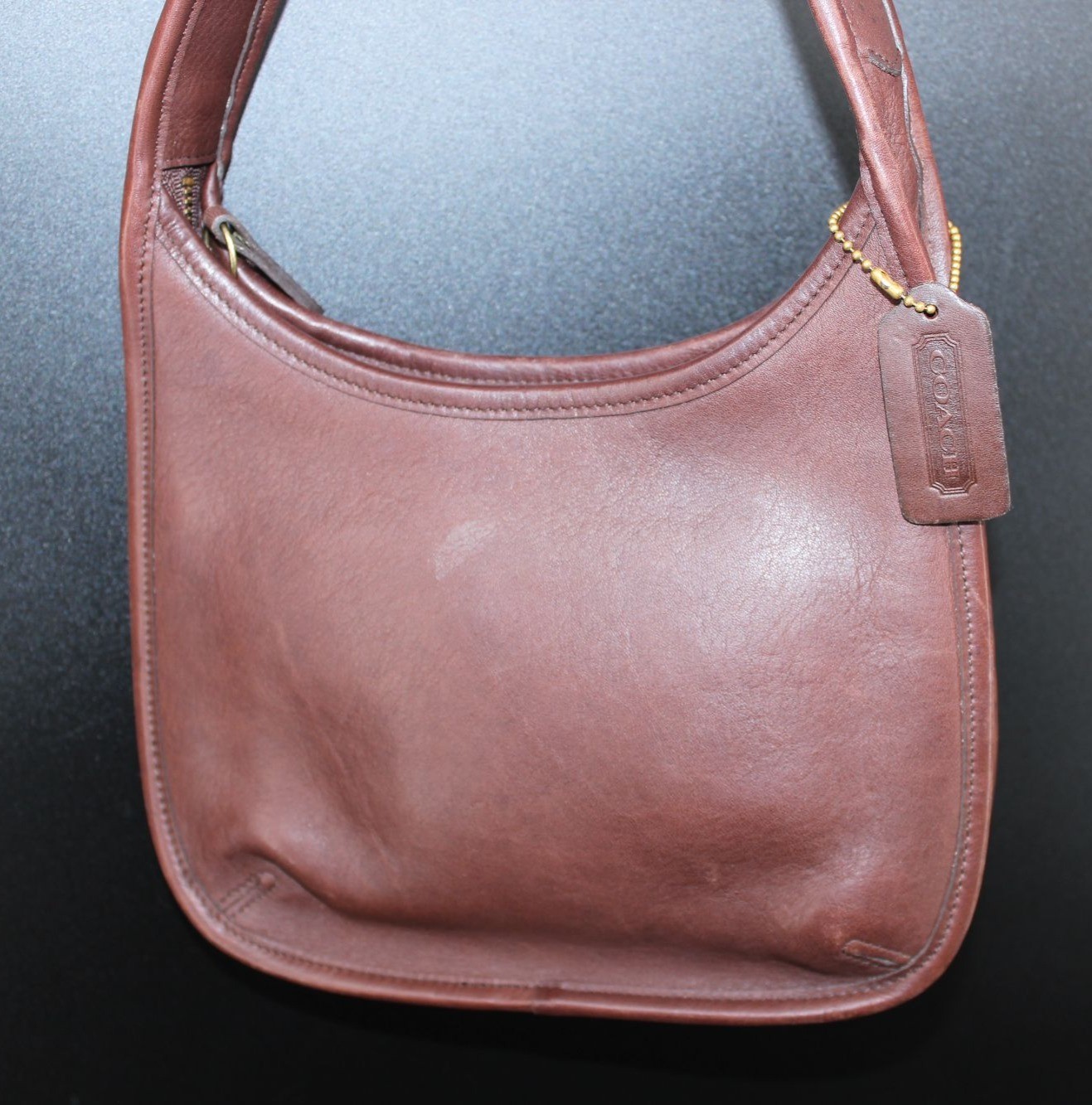 Vintage COACH 9020 Ergo Hobo Shoulder Bag Brown Leather Purse – Gently Used
