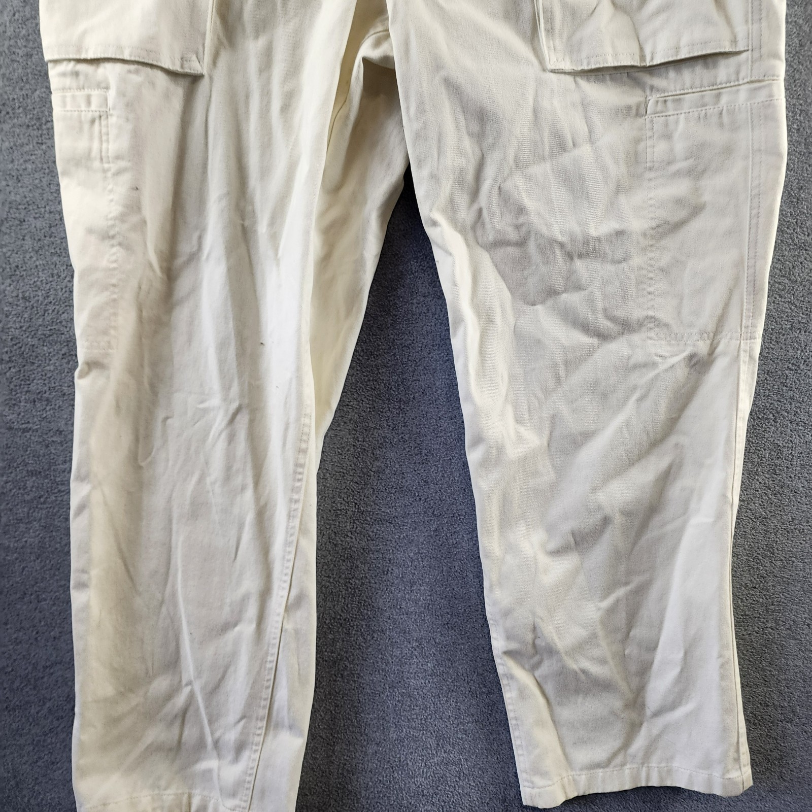 Mode of One Regular-Fit Utility Pants Men’s 38 Neo Natural Button Zip Closure