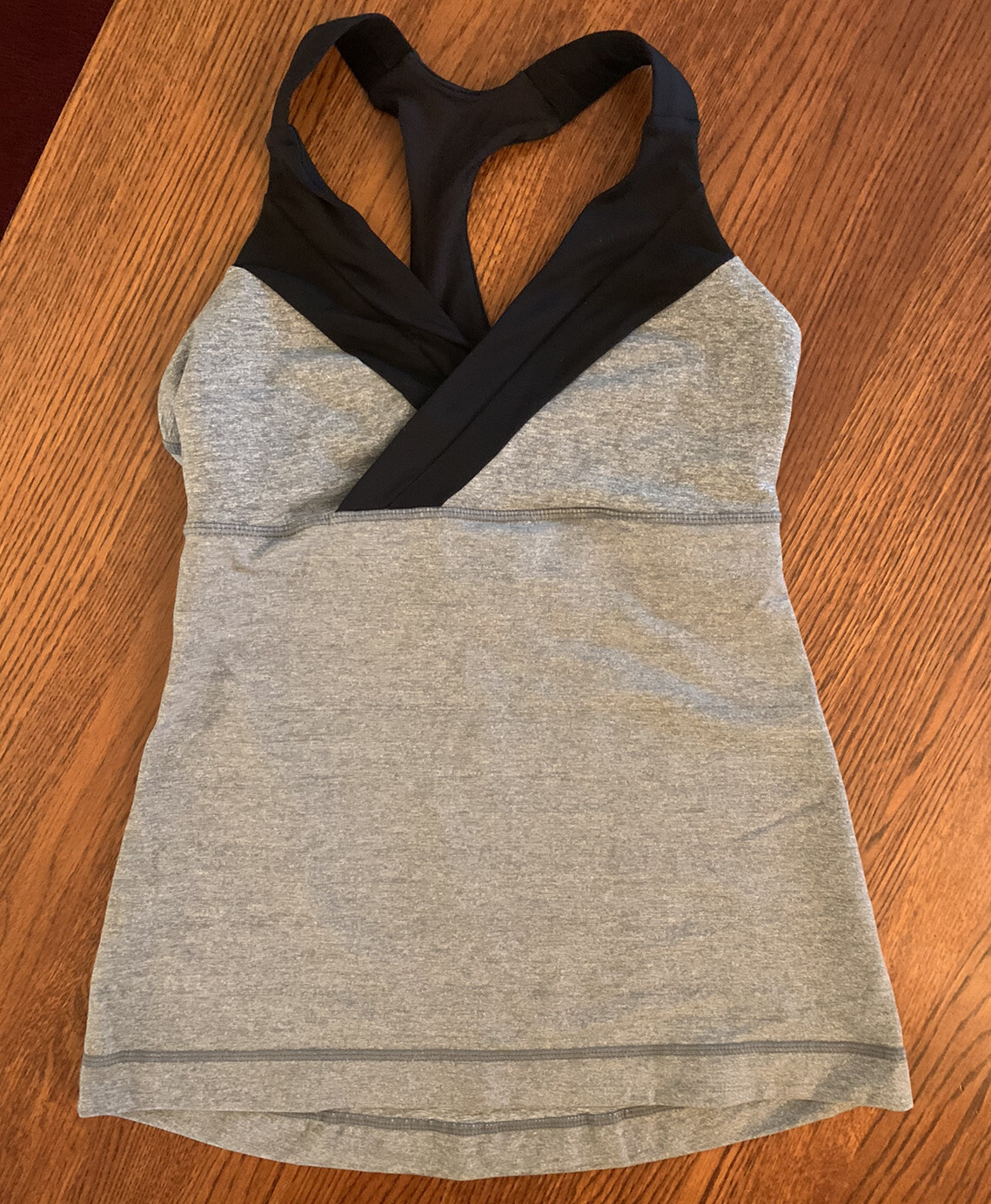 lululemon black and grey tank, 4