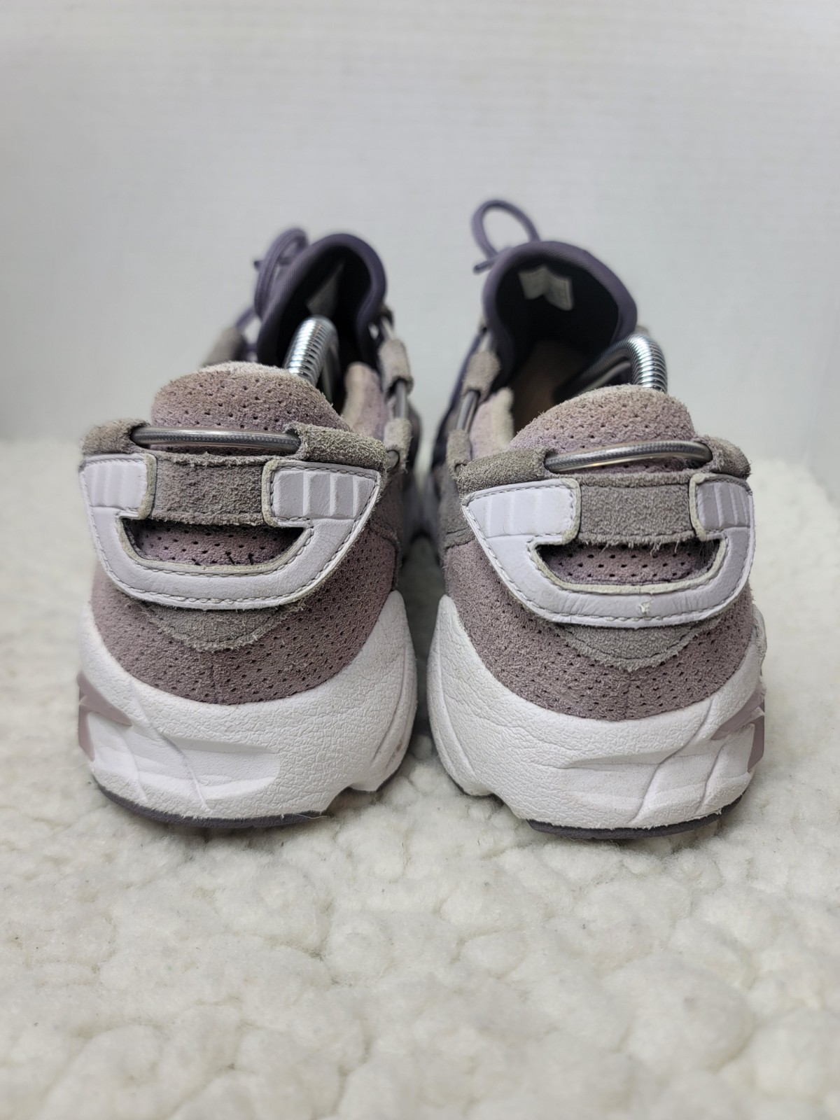 ASICS Gel Mai Gray Purple Suede Mesh Sneakers Mens Size 11 EU 45 Streetwear