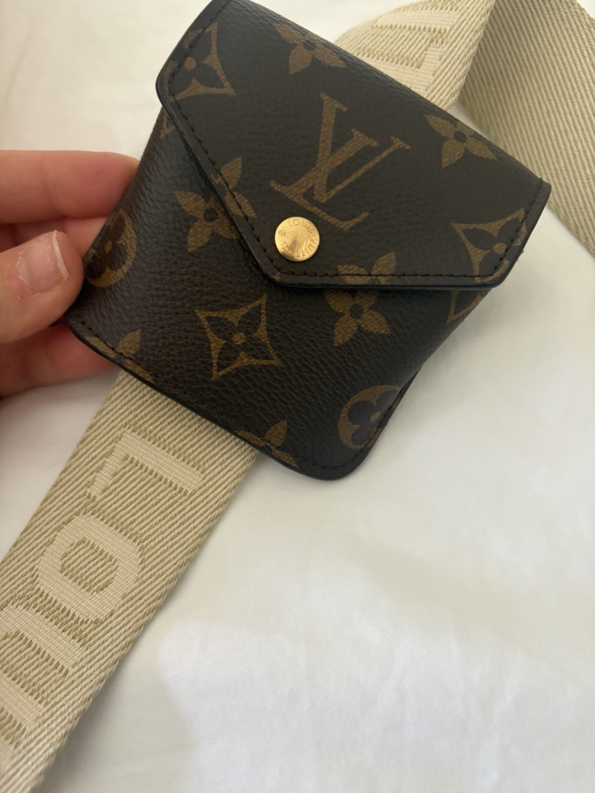 Louis Vuitton Monogramed Utility Bag Cross Body With Adjustable Strap