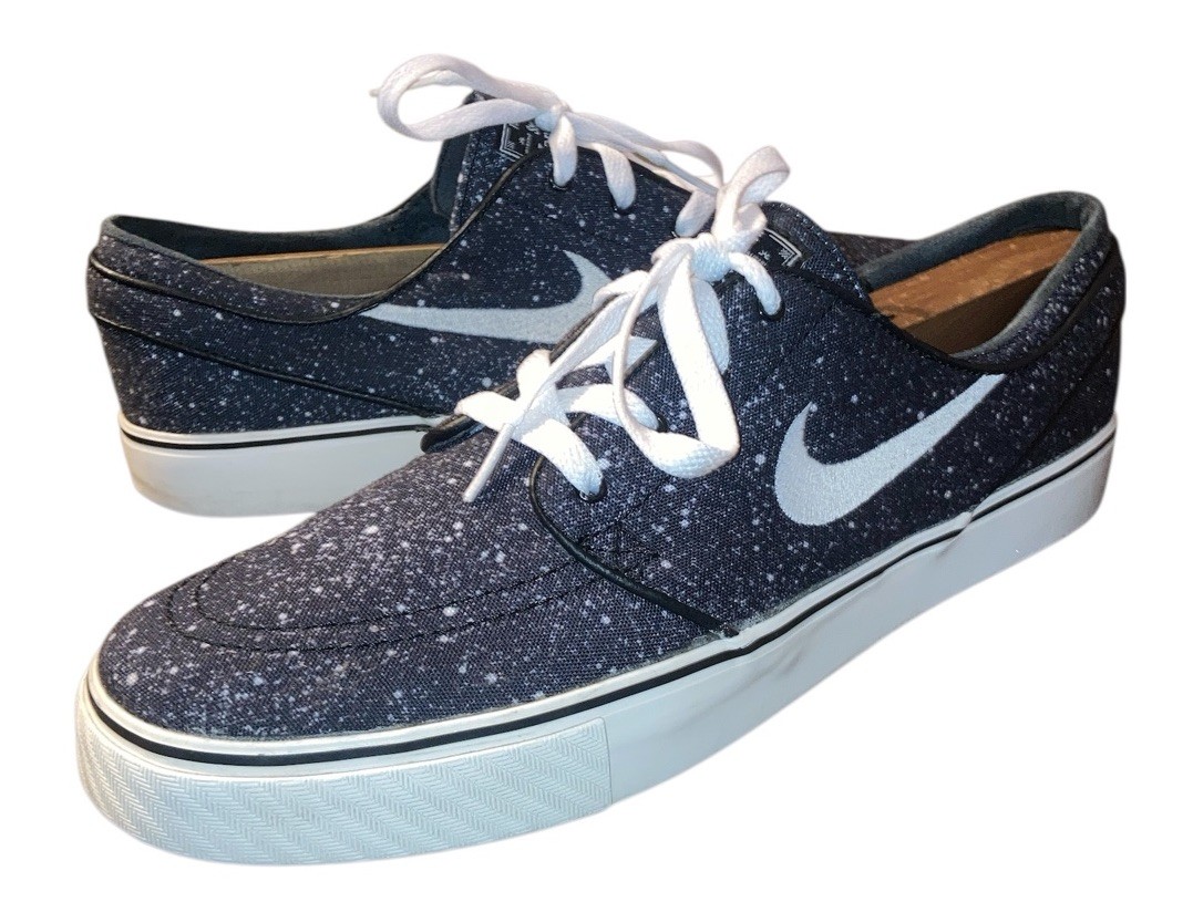 Nike Sb Zoom Stefan Janoski “Splatter” Black Ivory 375361-012 Men’s Size 10.5 US