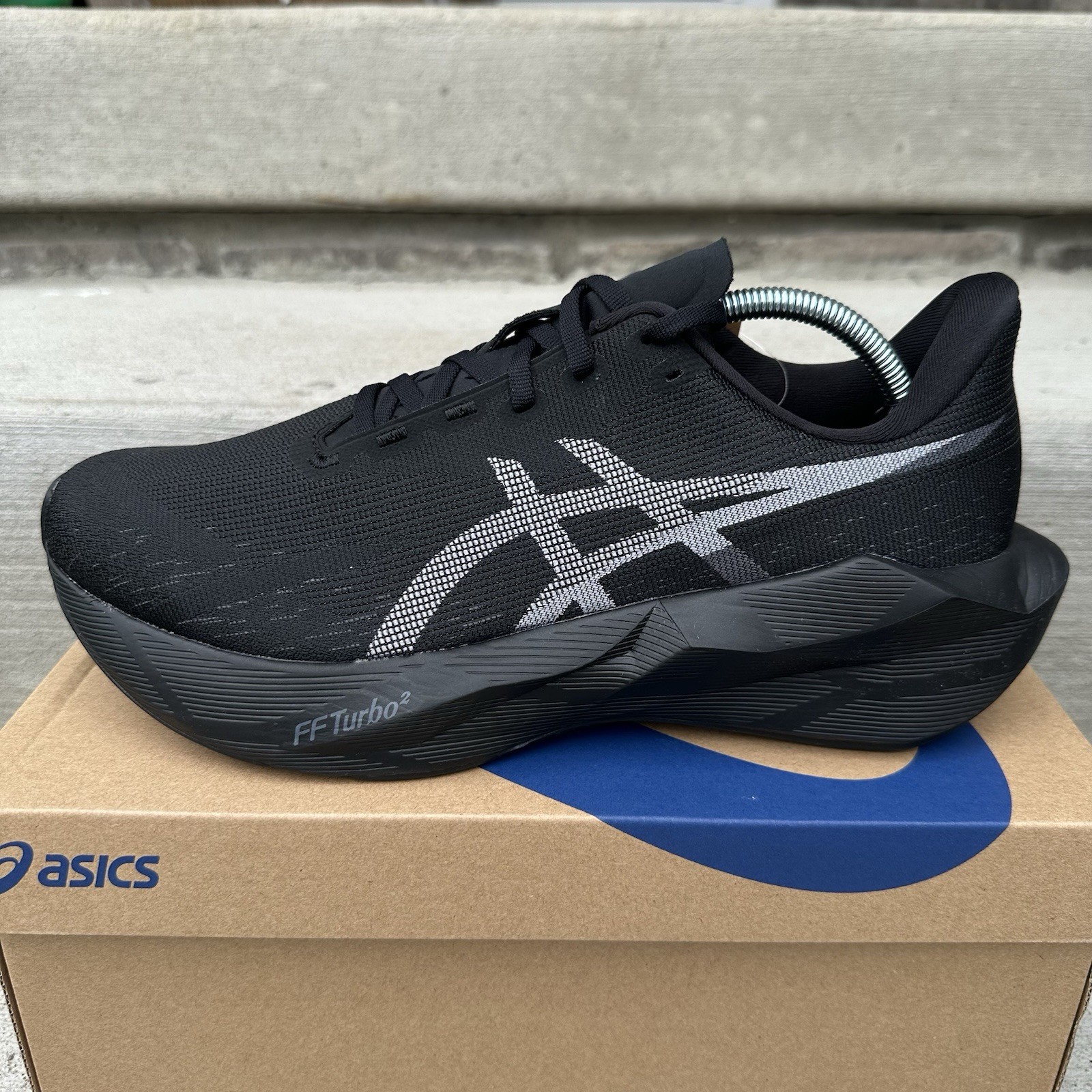 Men’s 11 D – ASICS Novablast 6 Black Running Shoes Gym Sneakers 1011C243-002