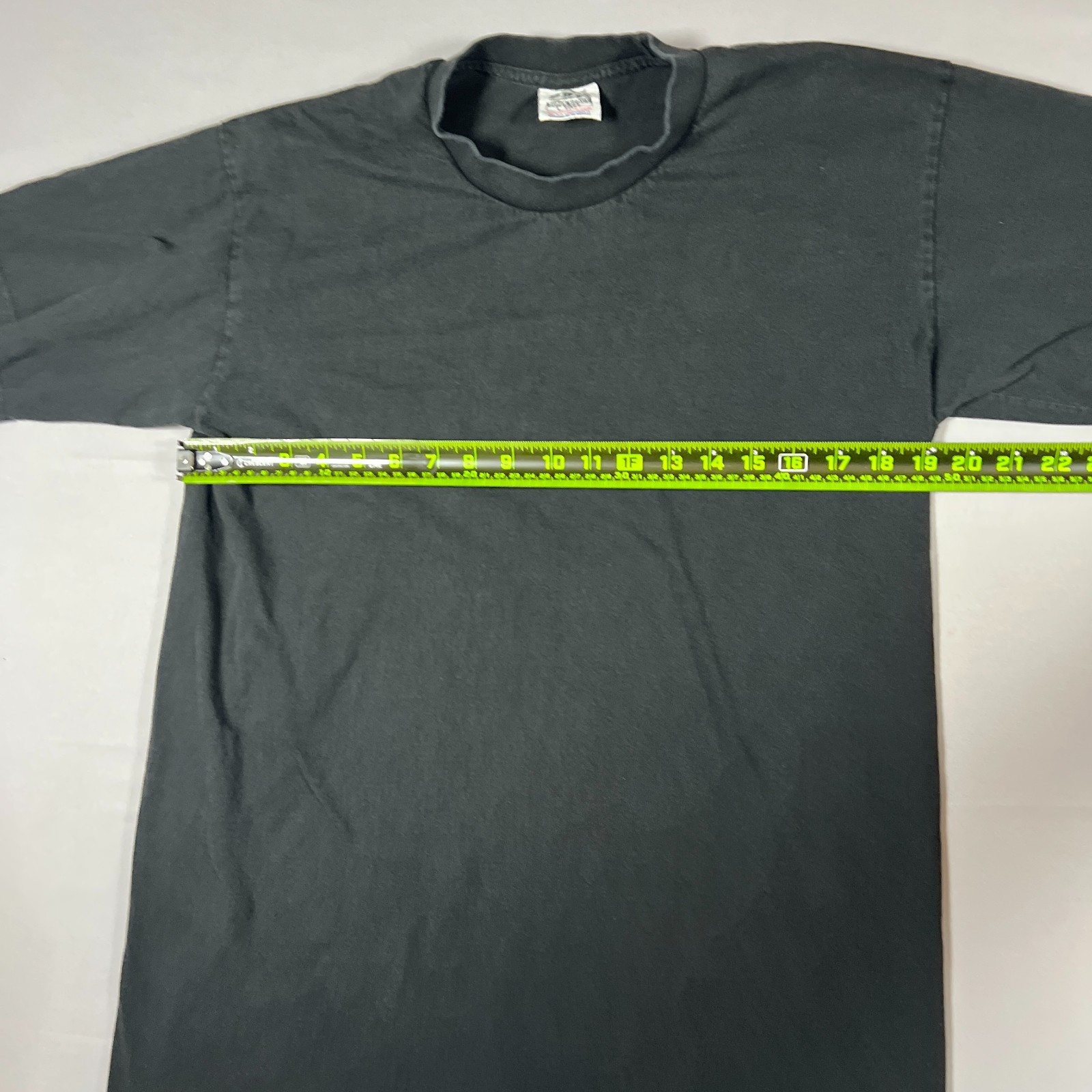 Set Of 3 Pro 5 Super Heavy T Shirt Mens L Black Faded Cotton Snug Fitting Neck