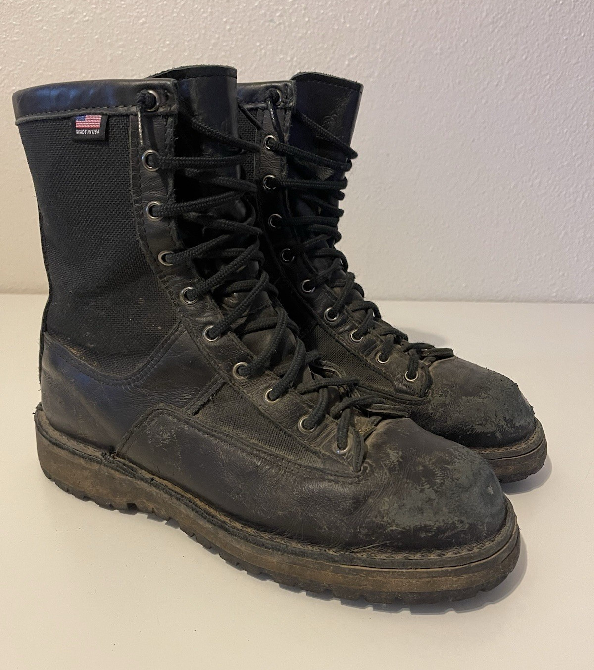 Danner Acadia Steel Toe Gore-Tex Boots Black Leather Lace-Up Men’s US 9