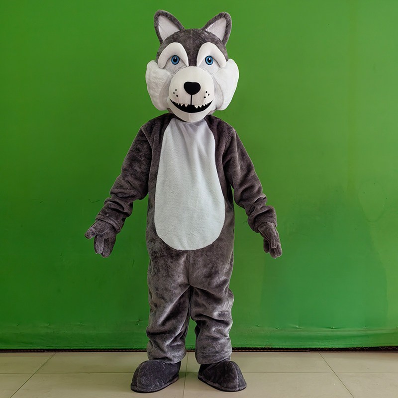 Wolf cartoon doll Mascot Costume Cartoon Cosplay Adult Fancy Dress