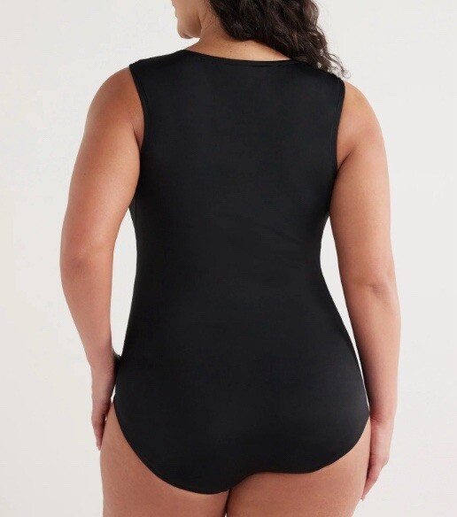 Embrace Your Curves by Miracle Brands Women Amelia O Ring One Piece Swimsuit XL