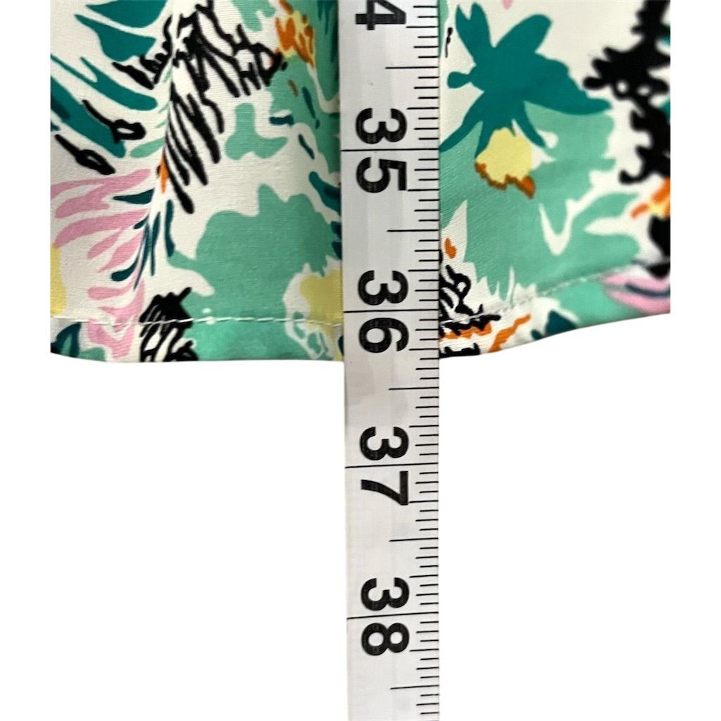 Women’s Floral Mini Dress M Spring Summer Beach Peasant Garden Girl