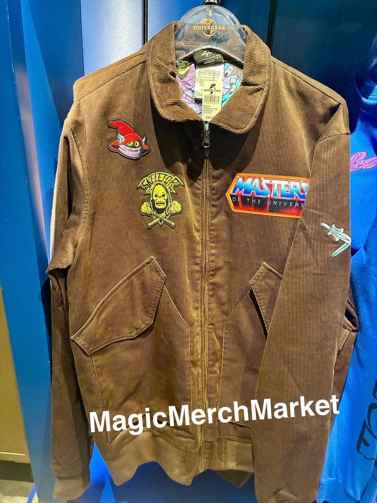 Universal Studios UNIVRS Masters Of The Universe Brown Jacket NWT