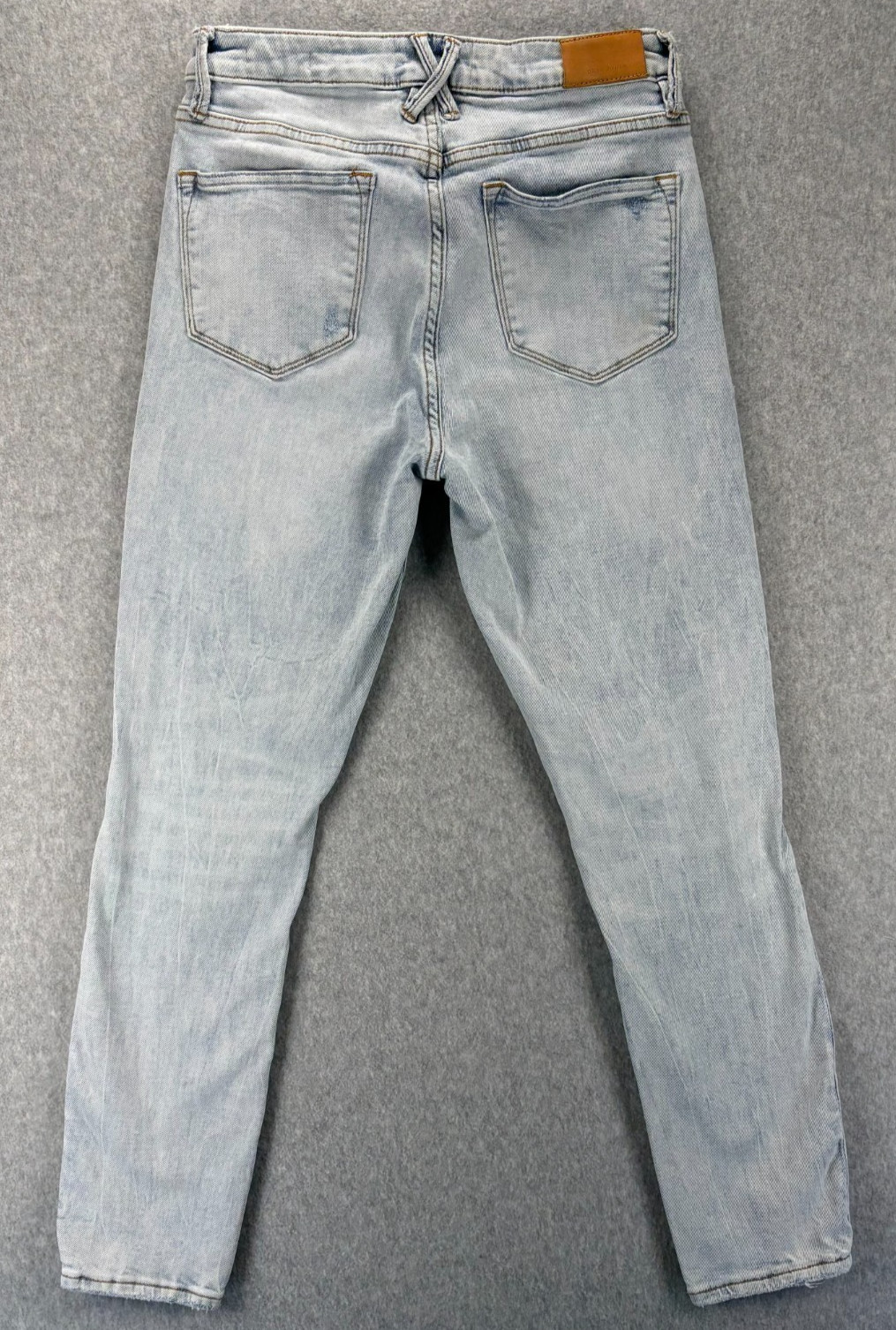 Dear John Olivia High Rise Jeans Size 30 Light Wash Distressed Stretch Grunge