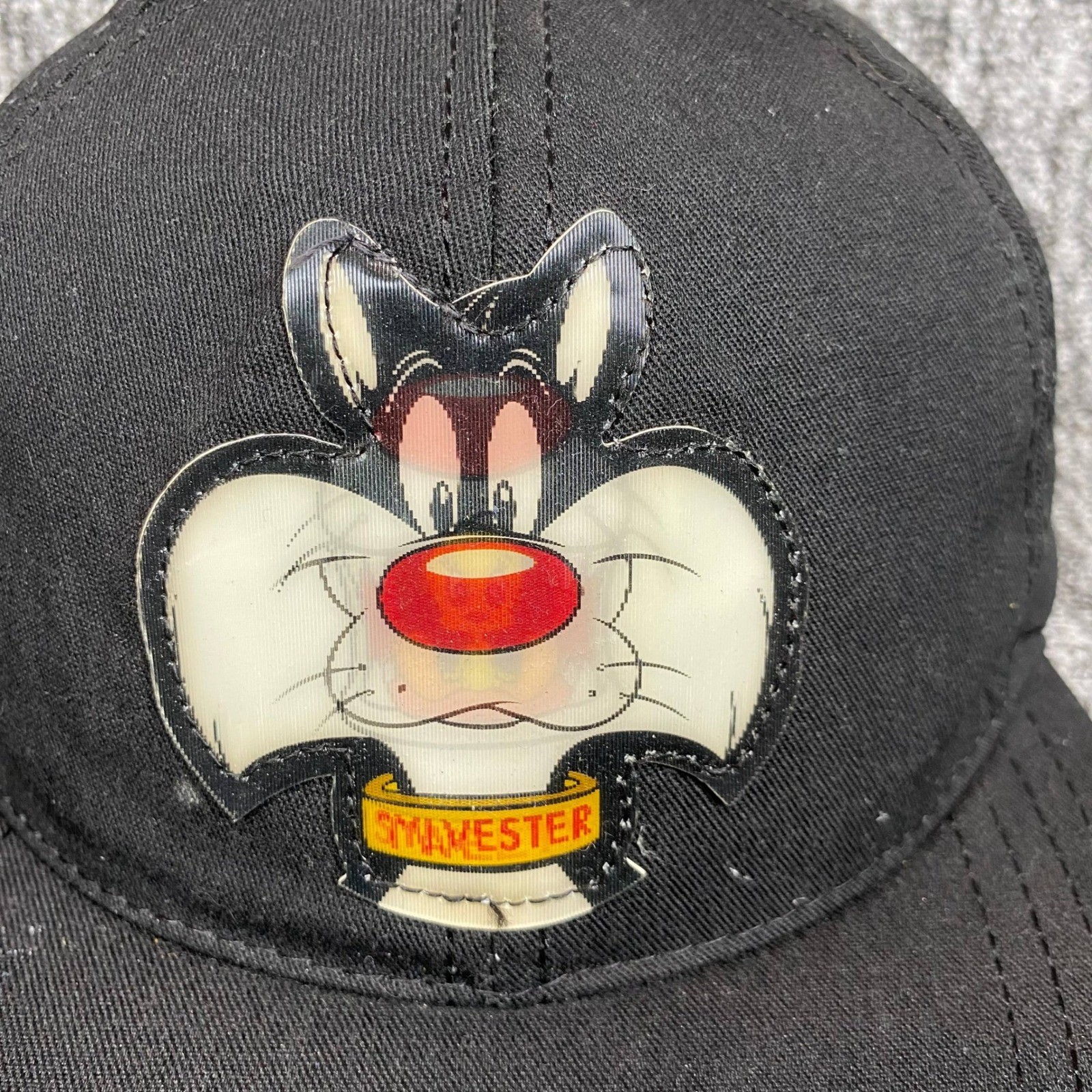 Vintage 1996 Sylvester the Cat Hat Warner Bros Studio Store Snapback Cap USA
