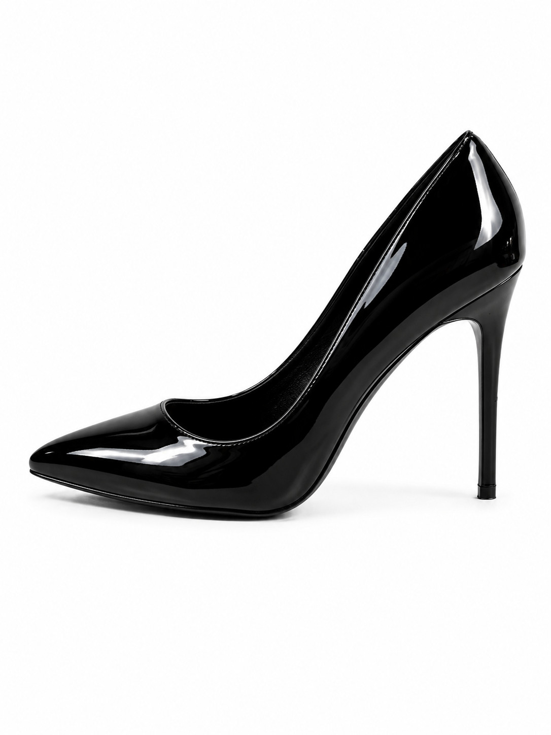 womens nude black white patent pointed toe stiletto high heels pumps dress shoes