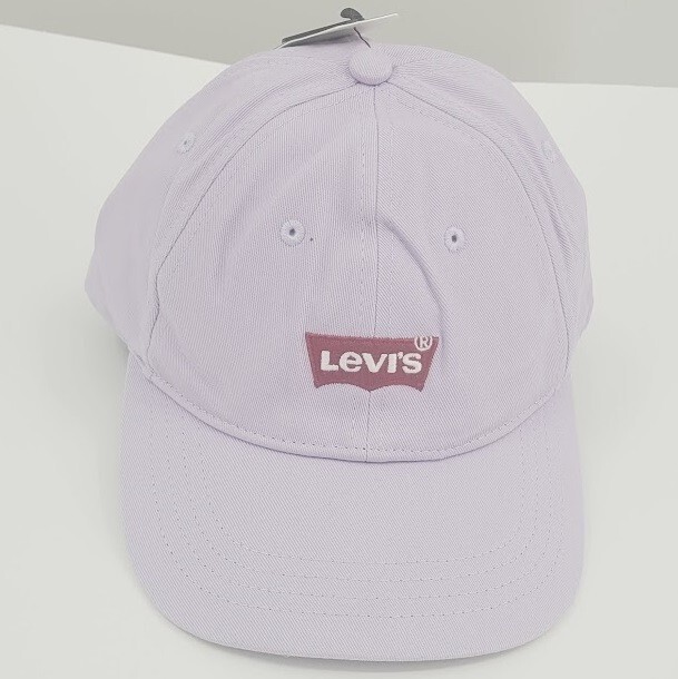 Levis Womens One Size Lilac Batwing Baseball Cap Adjustable Snapback Hat NWT I60