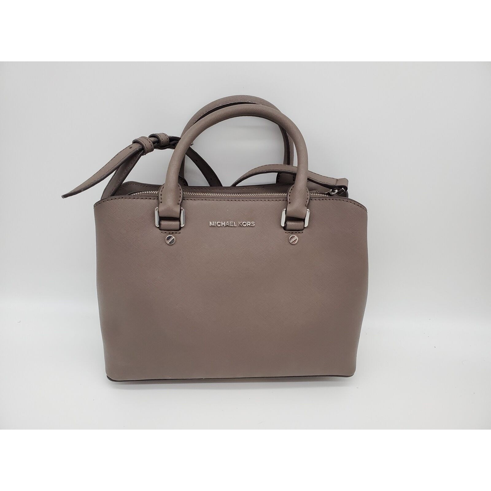 NWT MICHAEL KORS Savannah Satchel BAG – Camel