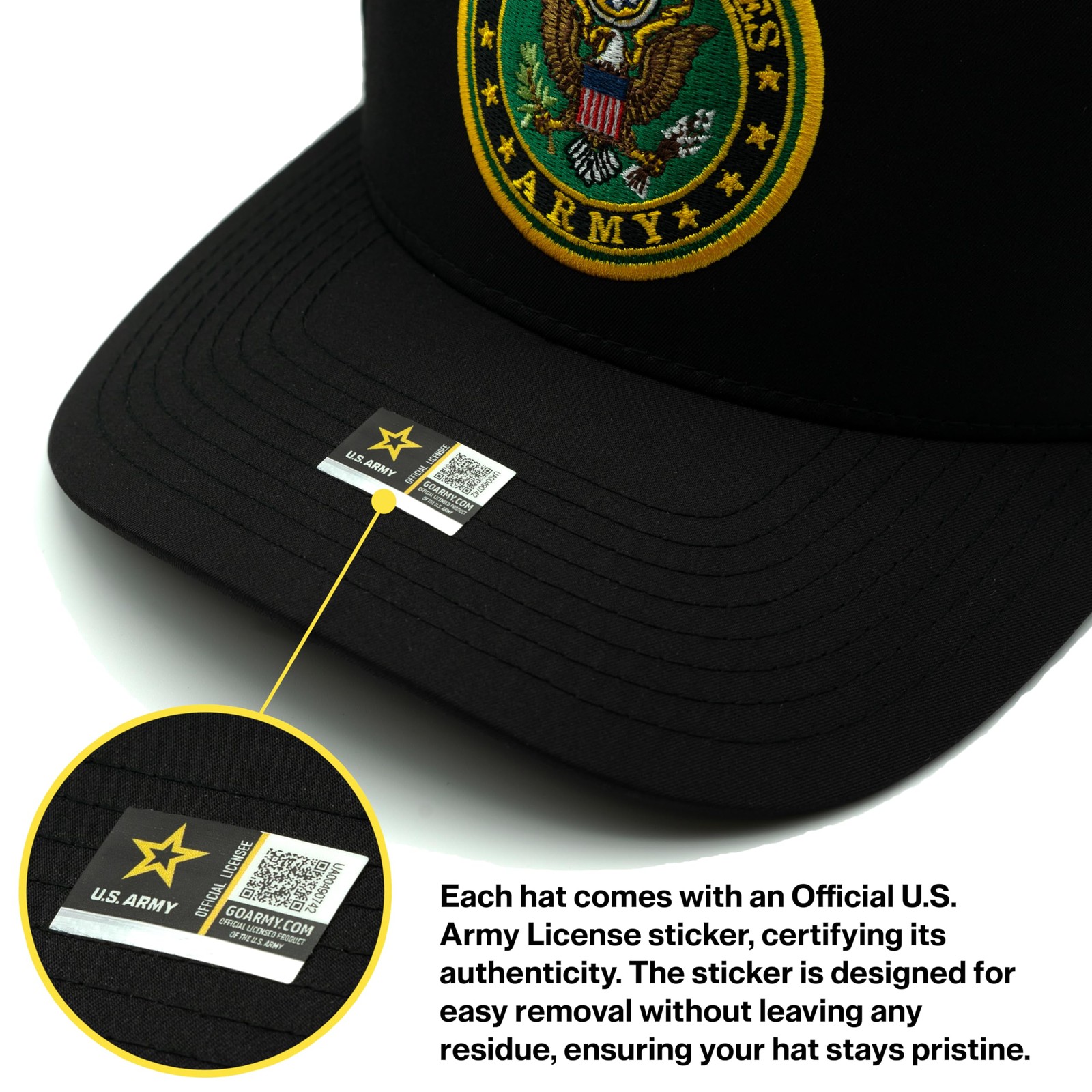 JM Warriors US Army Special Unit Branch Veteran Hat for Men, Officially Licensed