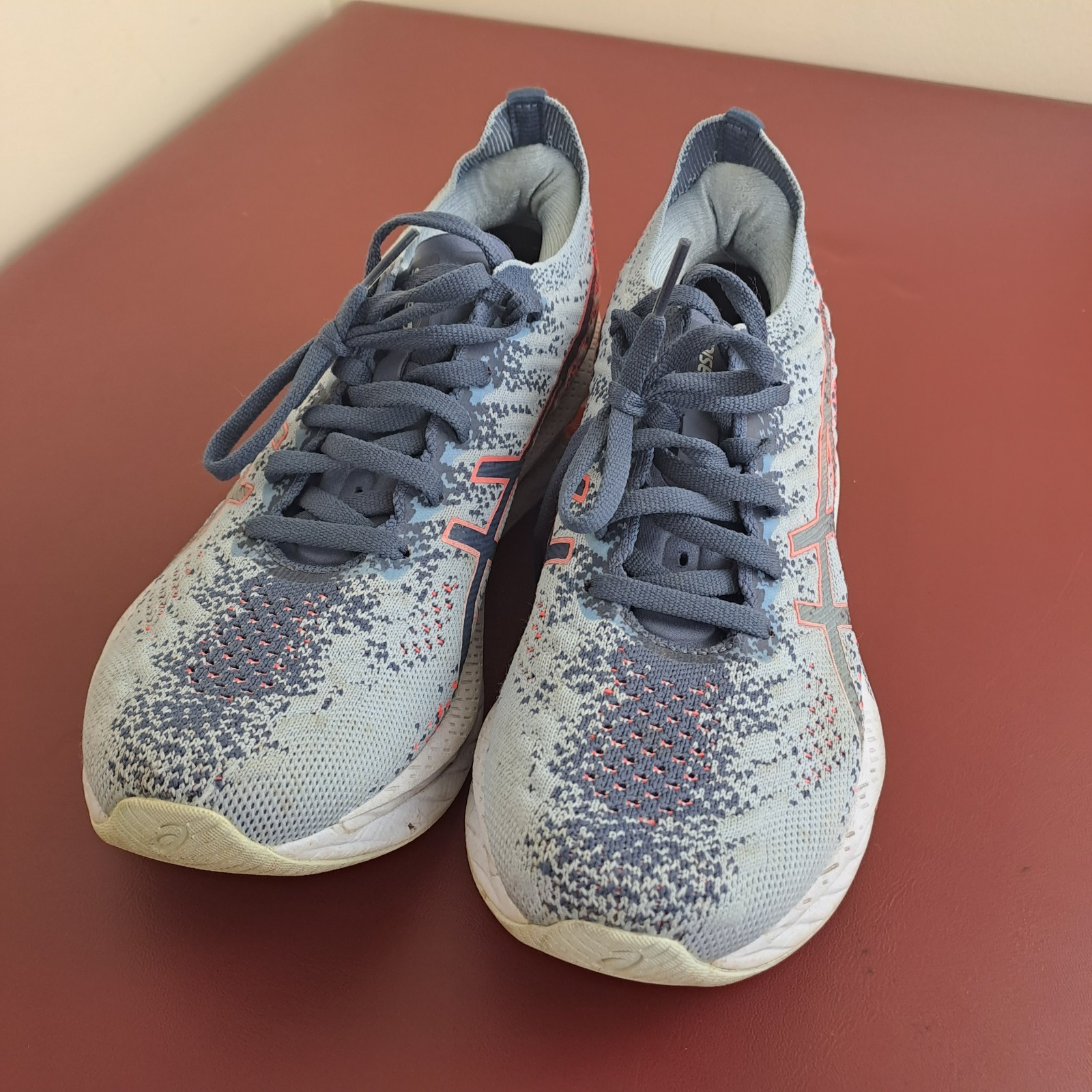 ASICS GEL-Kinsei Blast Running Sneakers Womens 8.5 Mist Blue Training Shoes