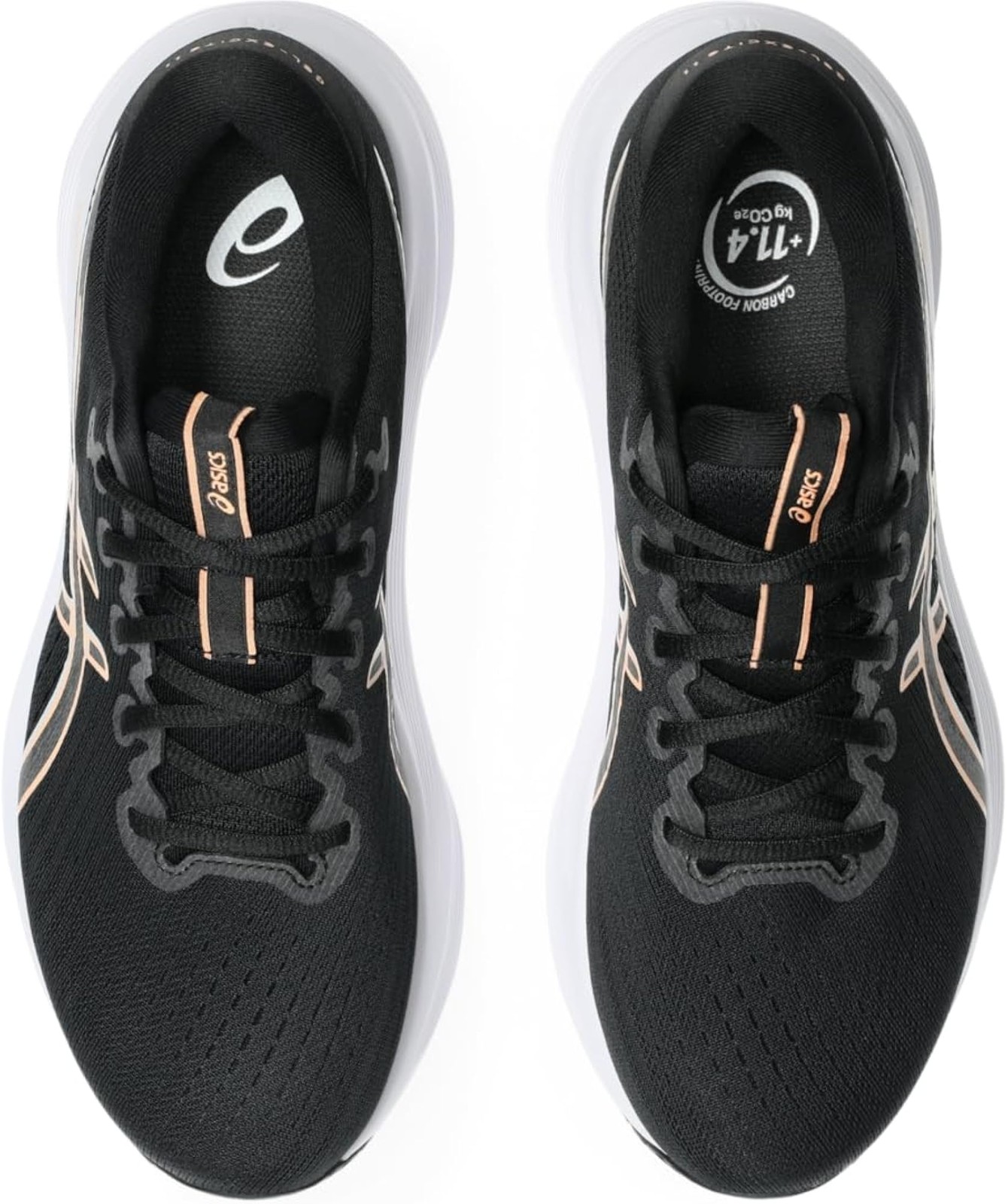 ASICS Mens Gel-Excite 11 – Black/Bright Sunstone – 8