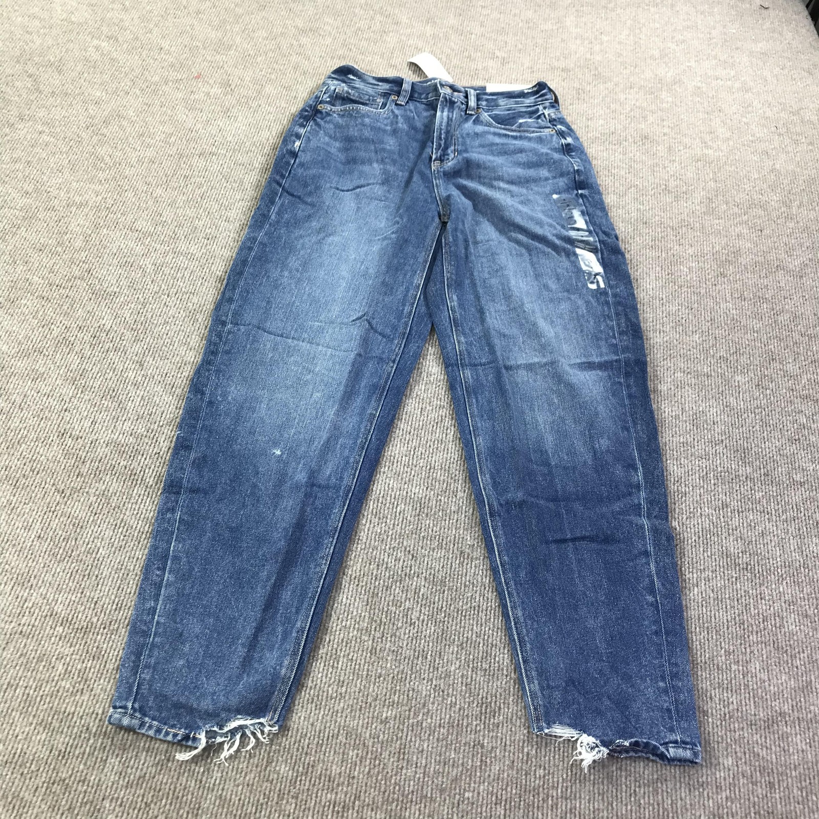 American Eagle Mom Jeans Womens 2 26W Distressed High Rise Relaxed Denim Pants