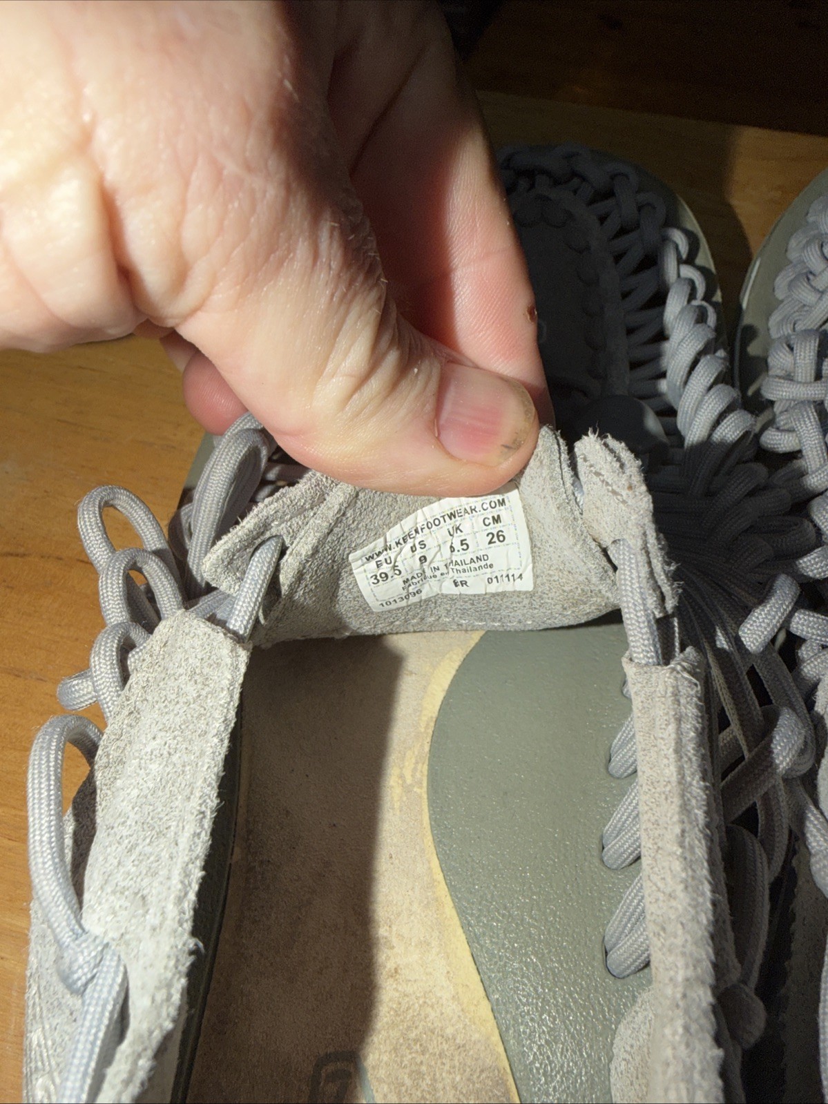 KEEN Uneek Men’s Gray Cord Sandals Size 9 W US 49.5 EU Water Shoes