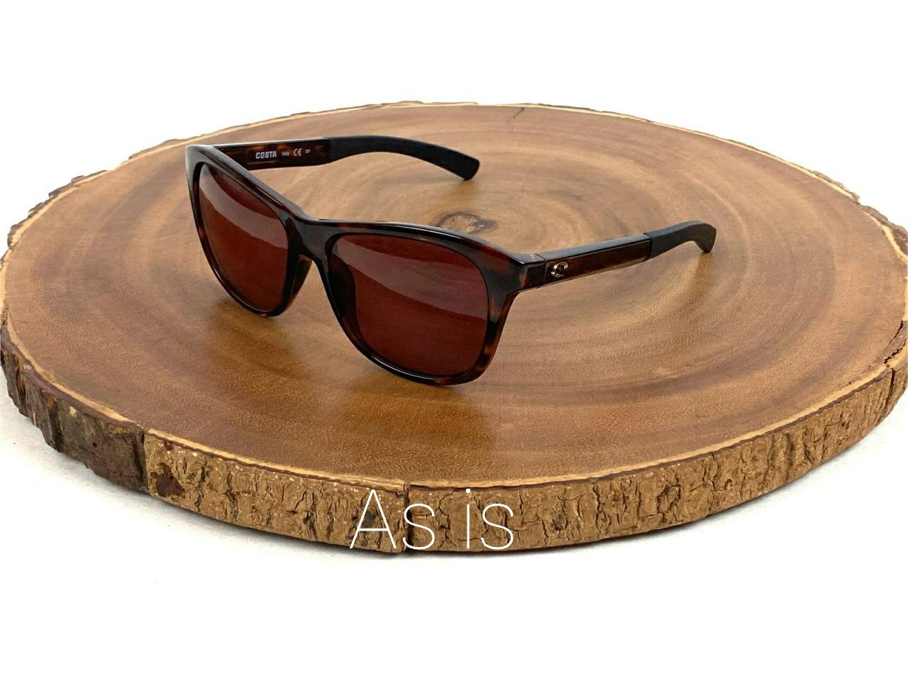 Costa del Mar Sunglasses Vela 06S9027-0356 As is Brown Tortoise 56 15 131 mm