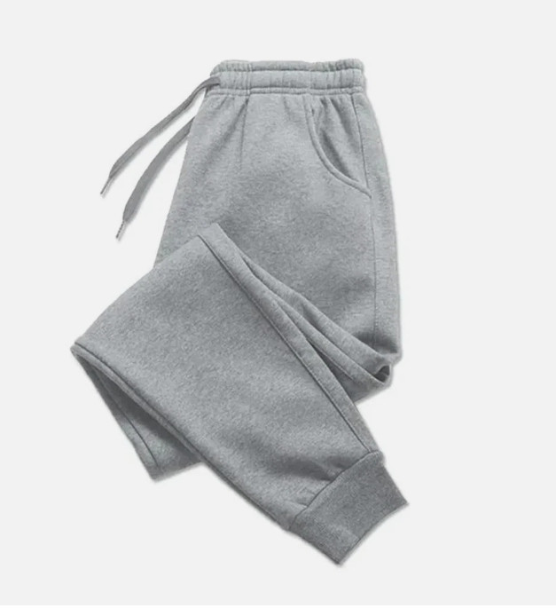 Men’s Casual Pants Autumn Winter Fleece Sweatpants Men Running Jogger Sports