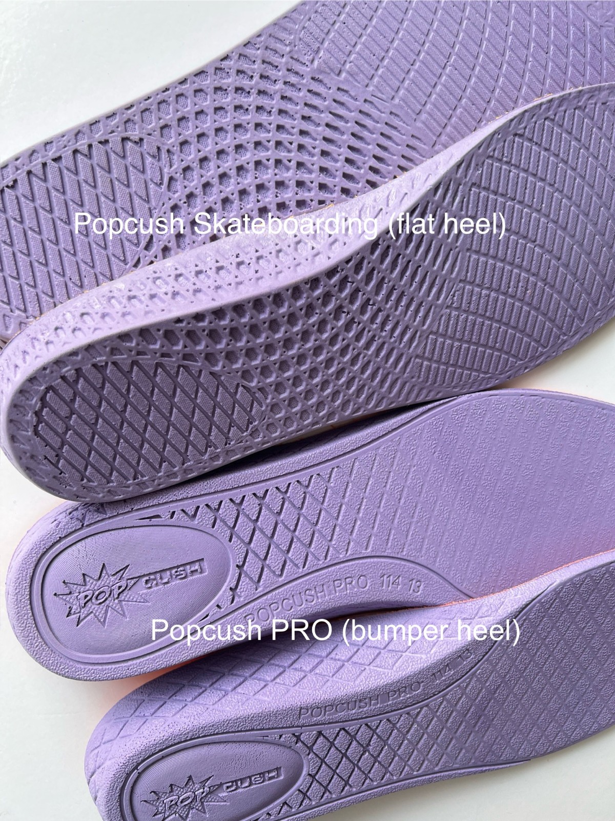 Vans Popcush / Ultracush Pro insoles Skateboard Thick Heel Arch Insoles Ms 7-13