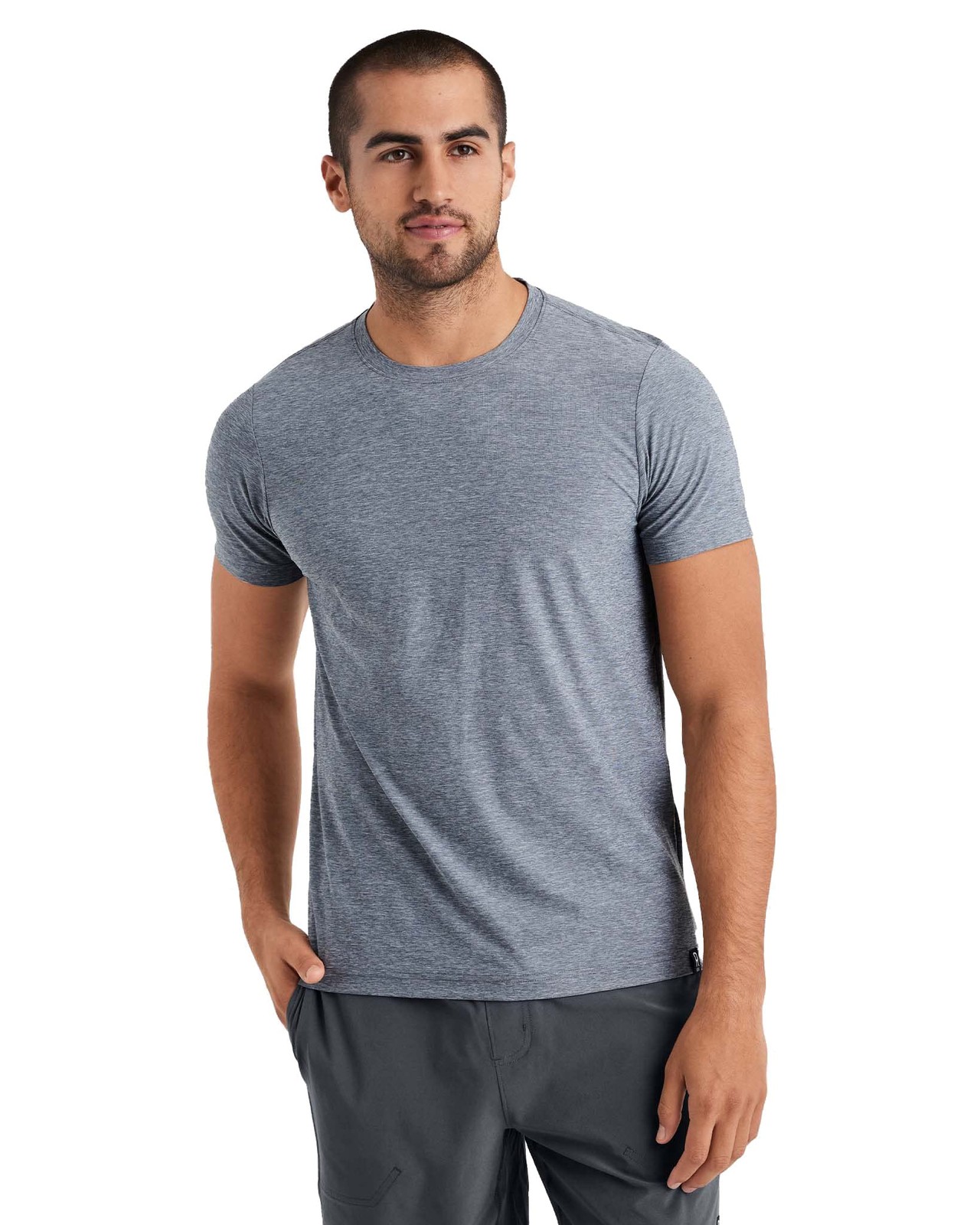 Men’s Essentials Training Tee, Recycled Lightweight Polyester Fabric, Moistur…